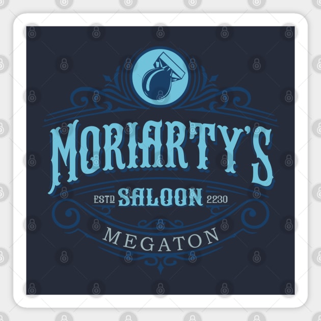 Moriarty's Saloon Magnet by AngryMongoAff